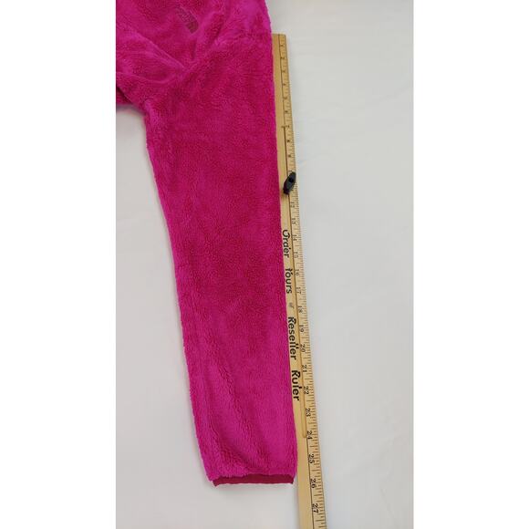 The North Face Women's Fuschia Fuzzy Soft Fleece Full Zip Jacket Size Large - Picture 9 of 9